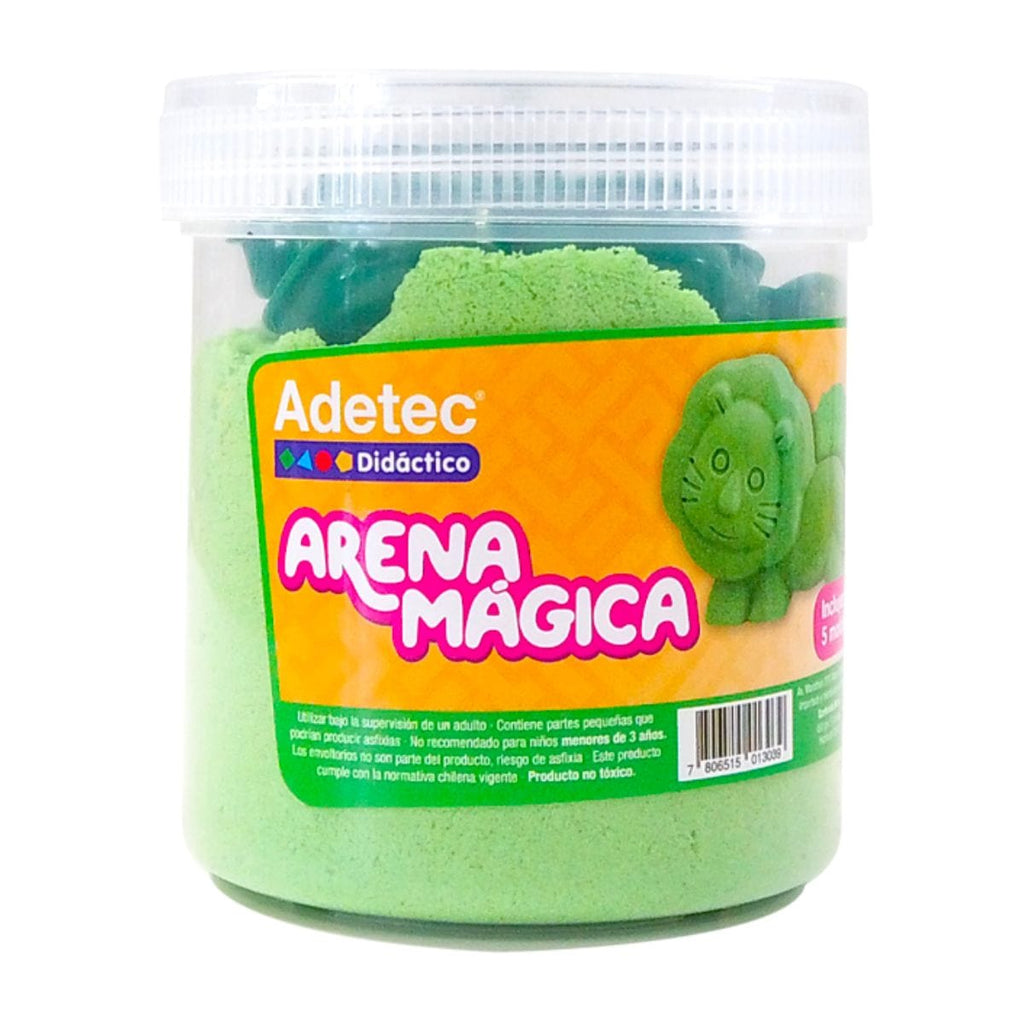 Juguetes Arena Mágica Color Verde Adetec