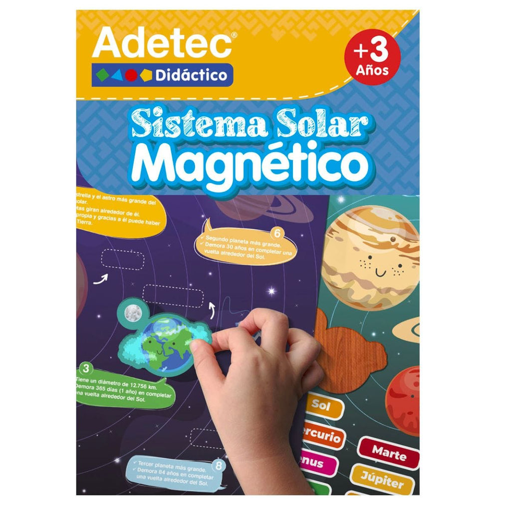Juguetes educativos Juego de Laminas Magnéticas del Sistema Solar Adetec 7806515007212