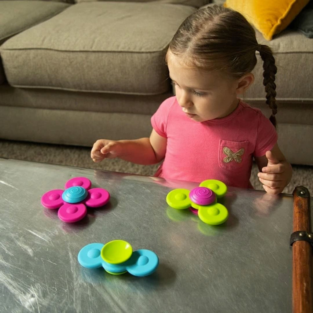 Juegos y juguetes Whirly Squigz, Spinners Para Bebes Y Niños Fat Brain Toys 811802024275