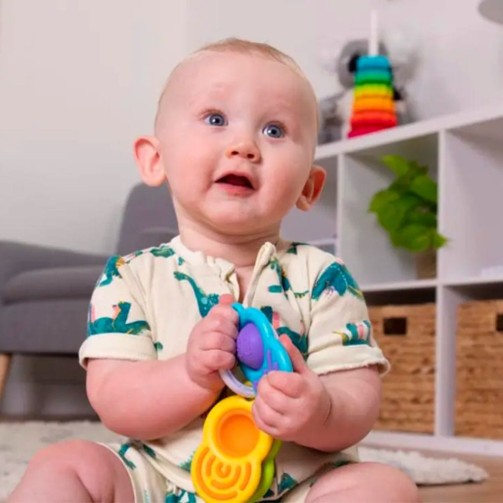 Juguete Juego Sensorial para Bebé, Dimpl Clutch Fat Brain Toys 810074270953