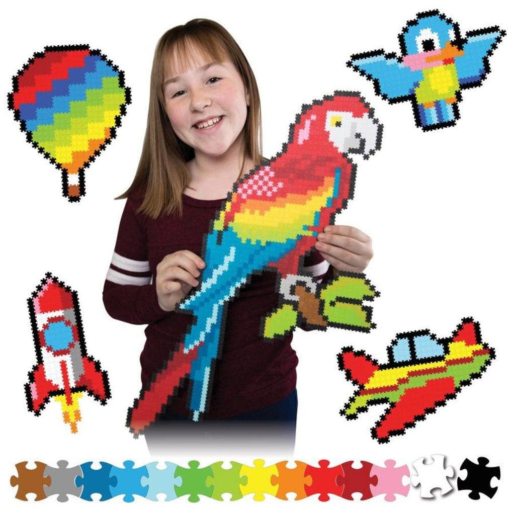 Juguetes Jixelz Puzzle Rompe Cabezas De Pixeles, 1500 Pcs  Set, En El Aire Fat Brain Toys 811802024084