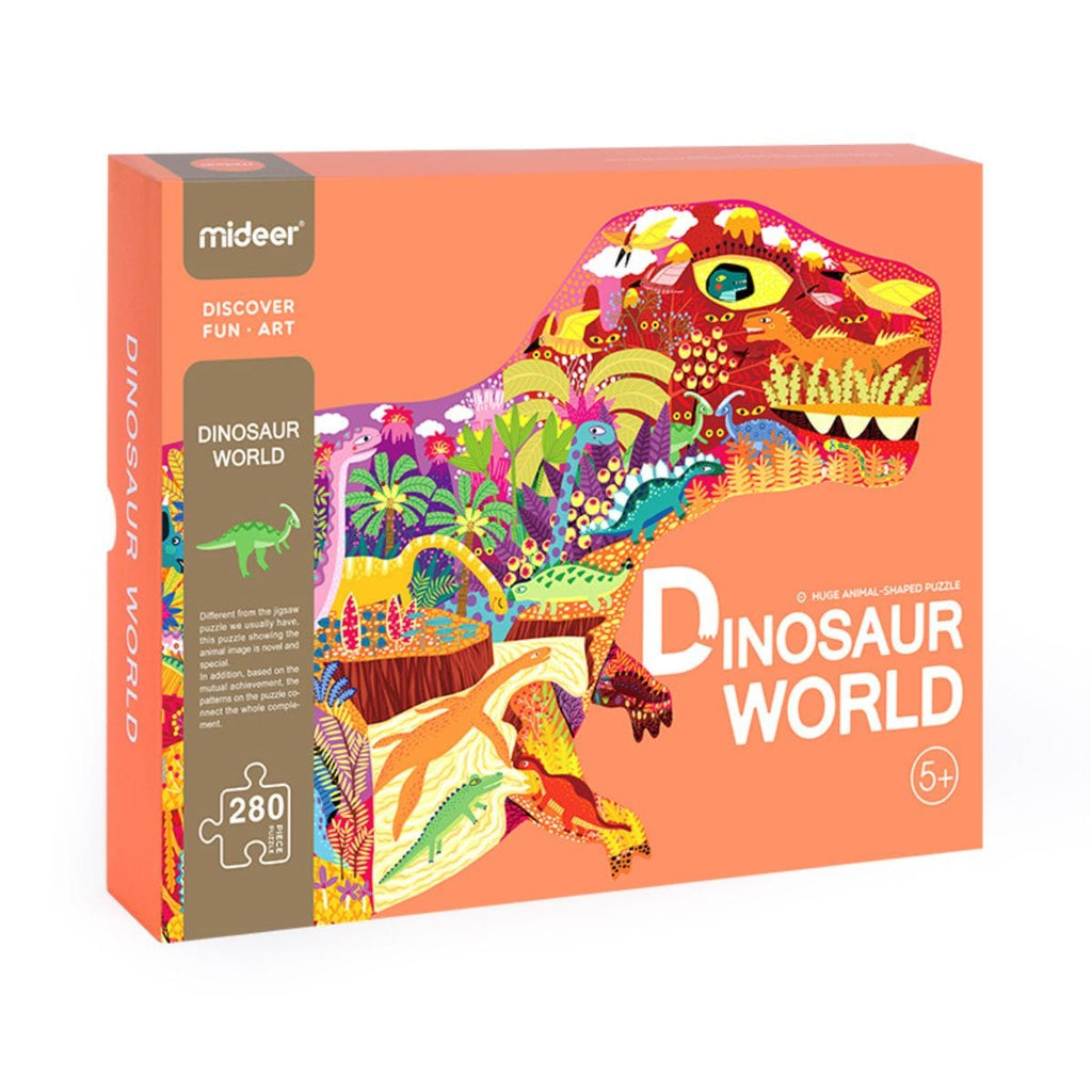 Juegos de mesa Puzzle 280 PCS Con Forma de Dinosaurio MIDEER