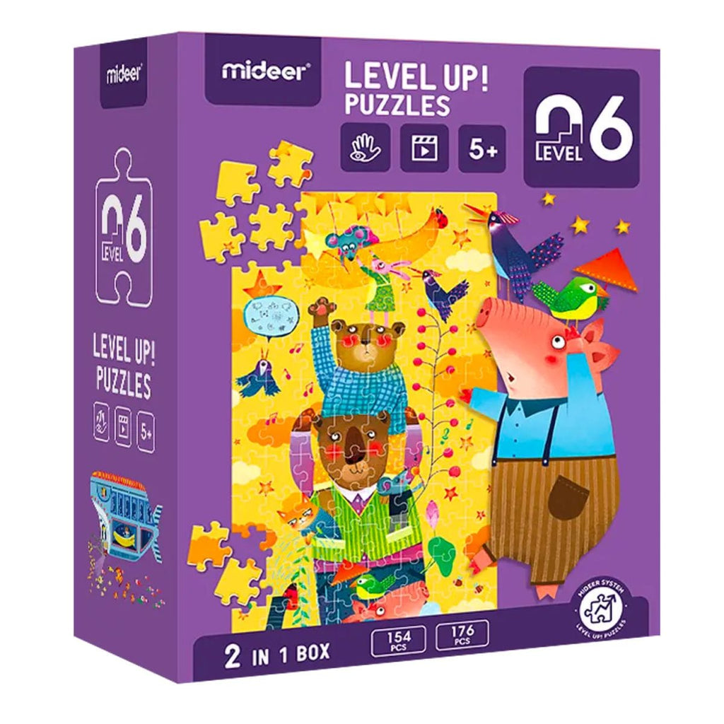 Level UP Nivel 6, 2 Puzzles Largos MIDEER 6936352570240
