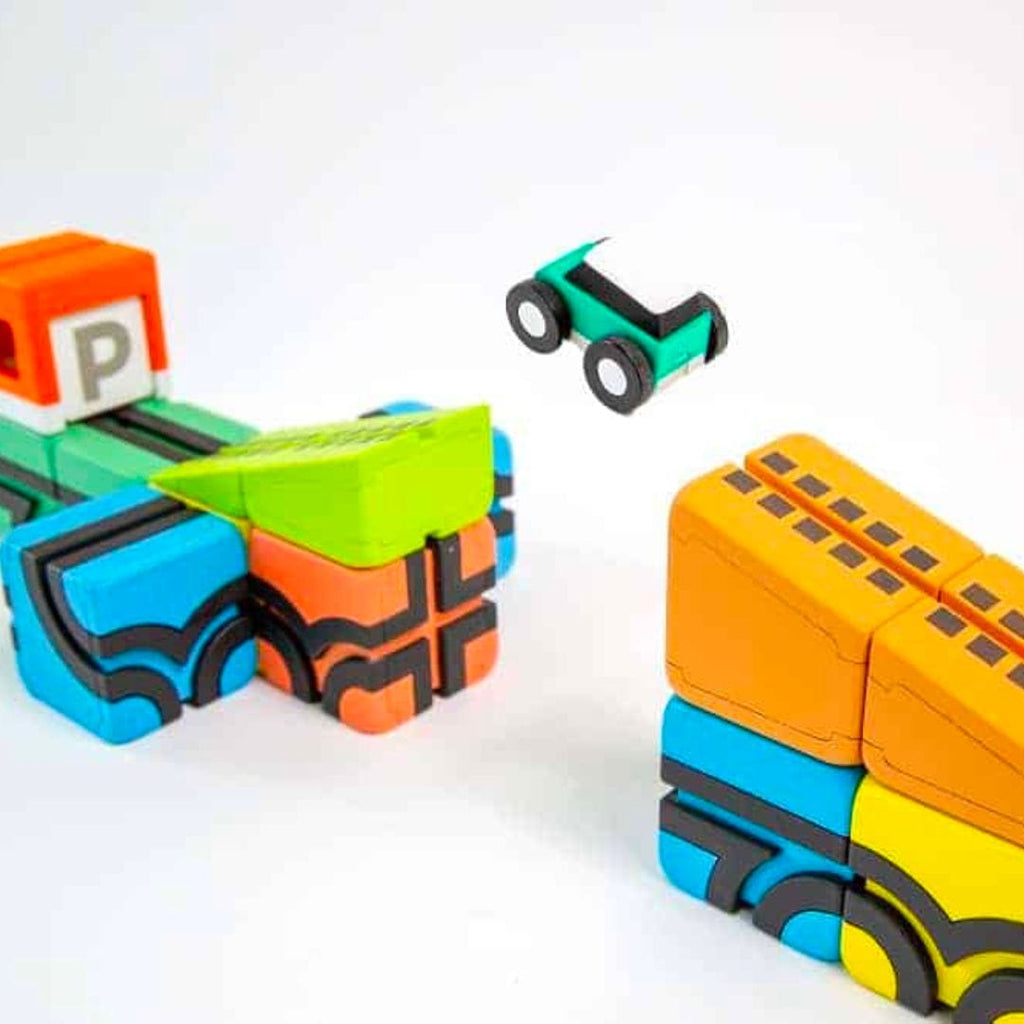 Juguete Juego Cubos Magnéticos Qbi toy Magnetic Cubes- Plus Pack 39 pcs QBI Toy 4710582041006